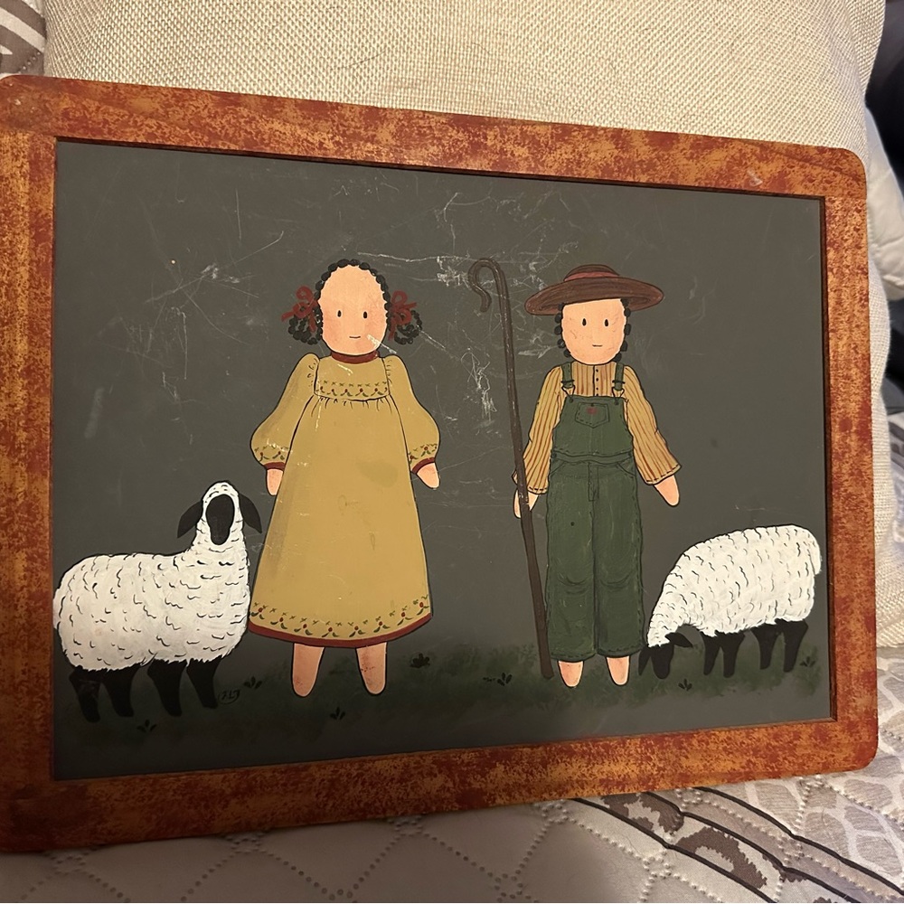 Source Unknown Rustic Farmhouse Chalkboard Art